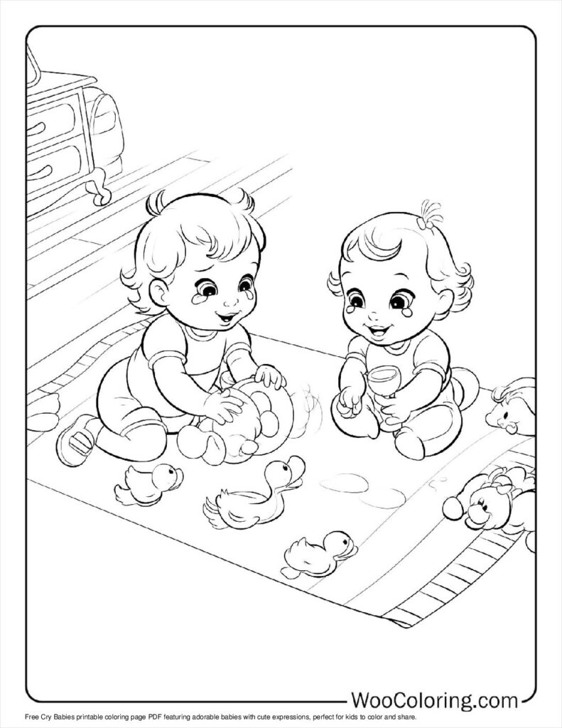 100 Cry Babies Coloring Pages Free PDF To Print Woo Coloring