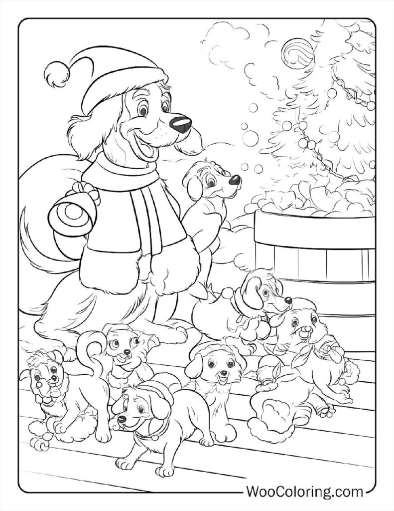 100 Disney Christmas Coloring Pages Free PDF To Print Woo Coloring