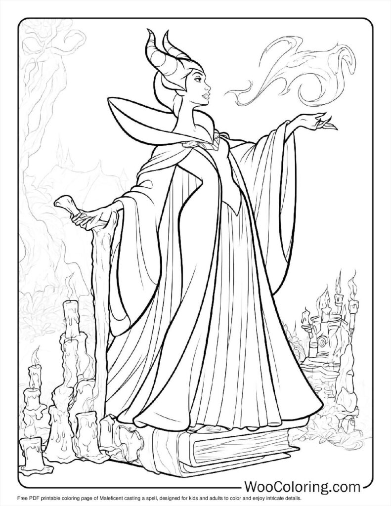 100 Disney Villain Coloring Pages Free PDF To Print Woo Coloring