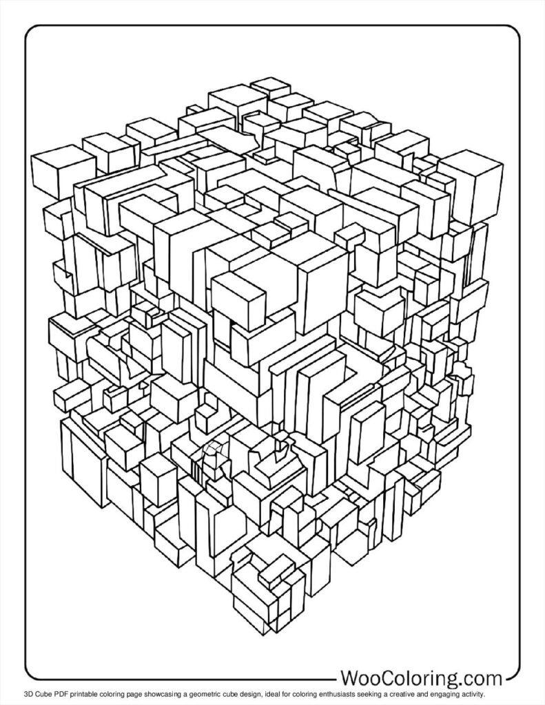 100 Geometric Coloring Pages Free PDF To Print Woo Coloring