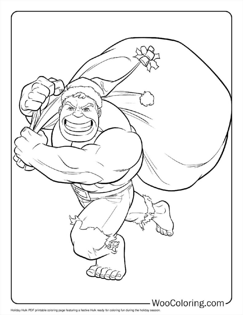 Hulk Coloring Pages Printable