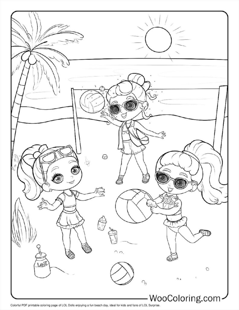 100 LOL Surprise Coloring Pages Free PDF To Print Woo Coloring
