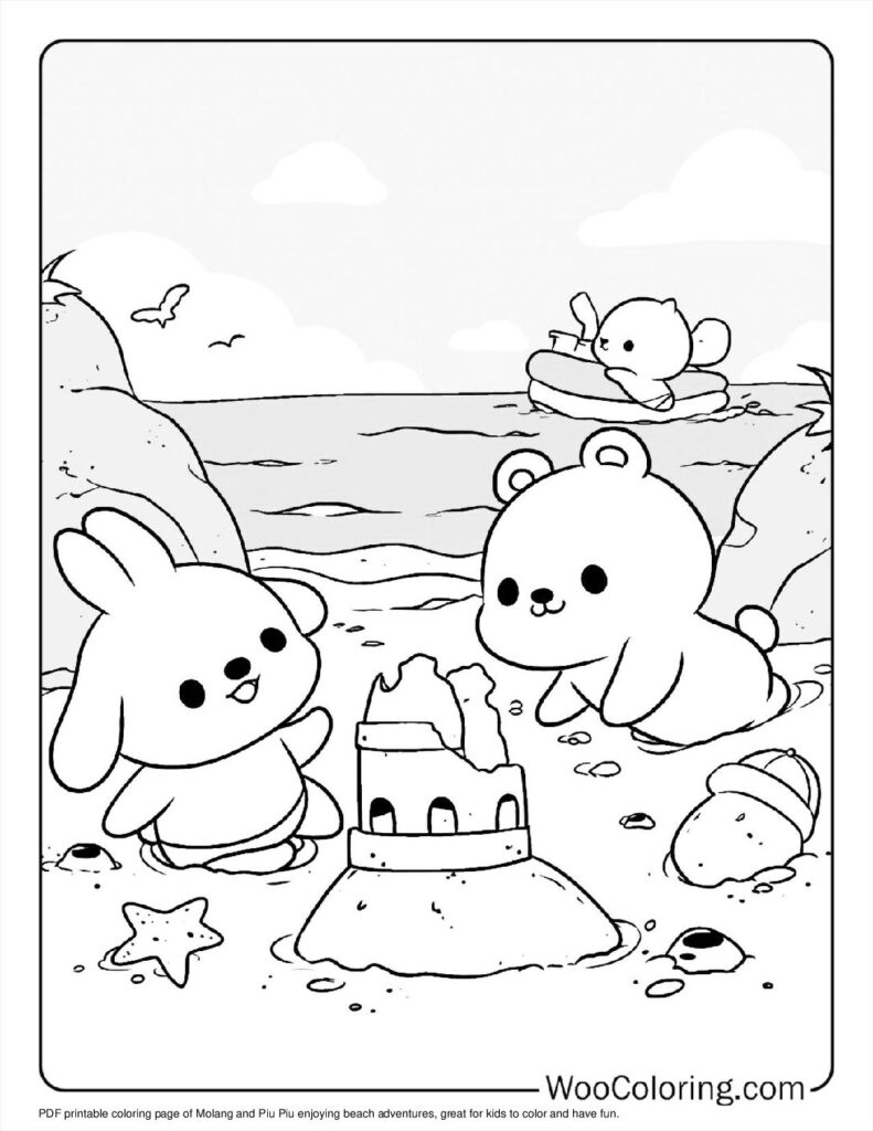 100 Molang Coloring Pages Free PDF To Print Woo Coloring