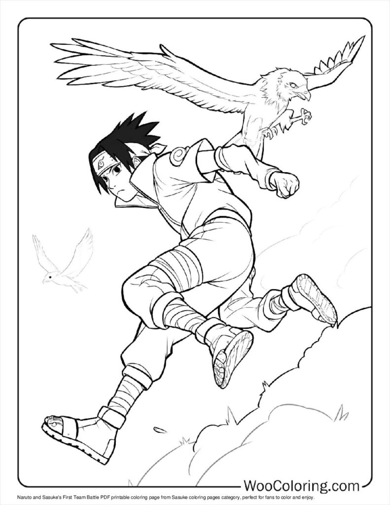 100 Sasuke Coloring Pages Free PDF To Print Woo Coloring