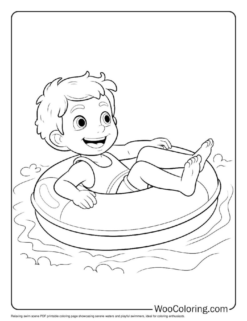 100 Swimming Coloring Pages Free PDF To Print Woo Coloring