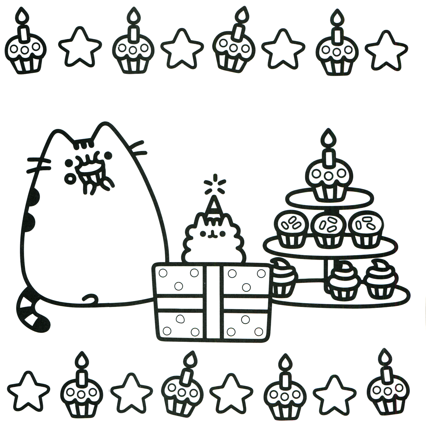 120 Ideas De Pusheen Para Colorear Pusheen Gatito Para Colorear Dibujos Kawaii Para Imprimir