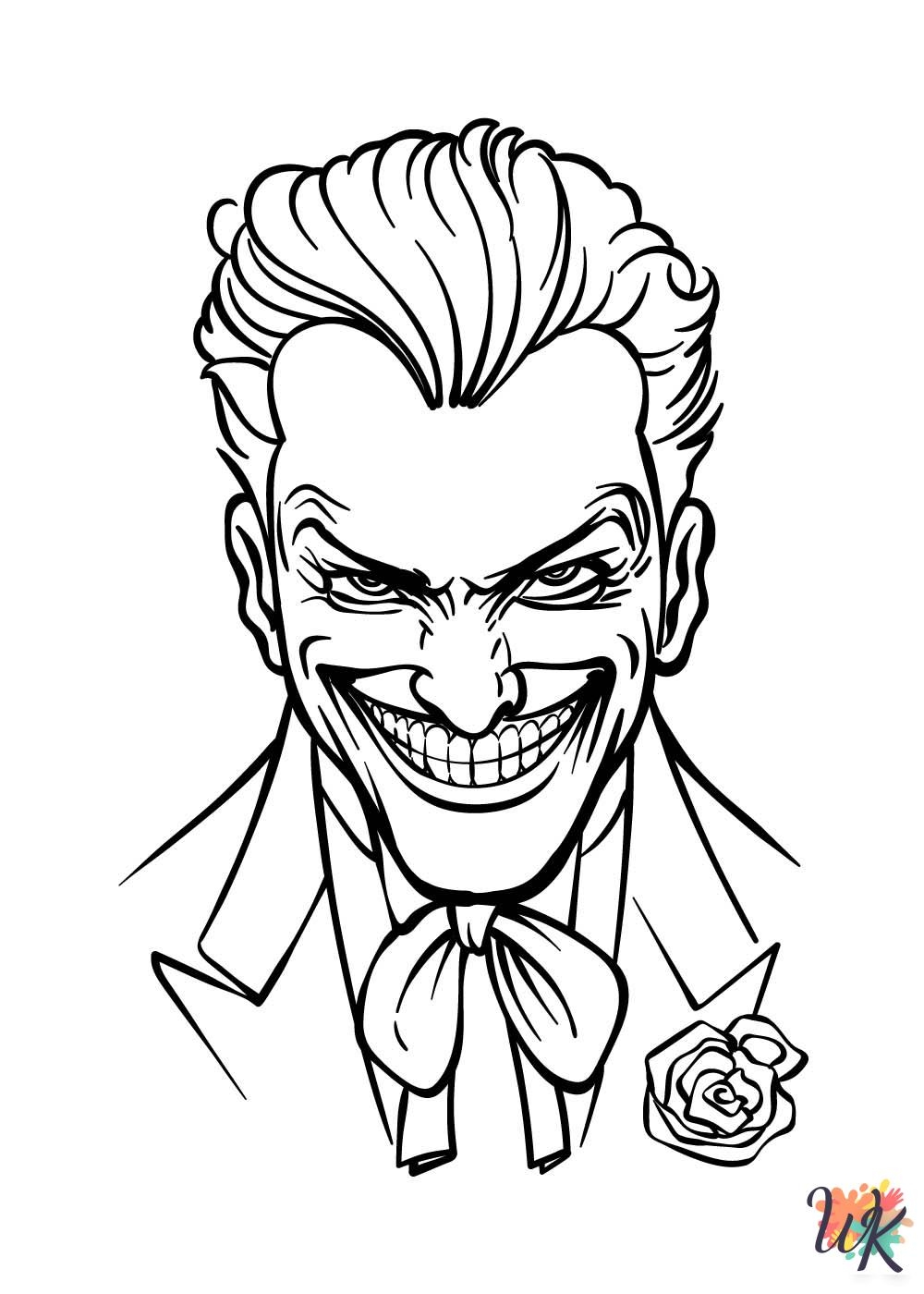 Joker Coloring Pages Printable