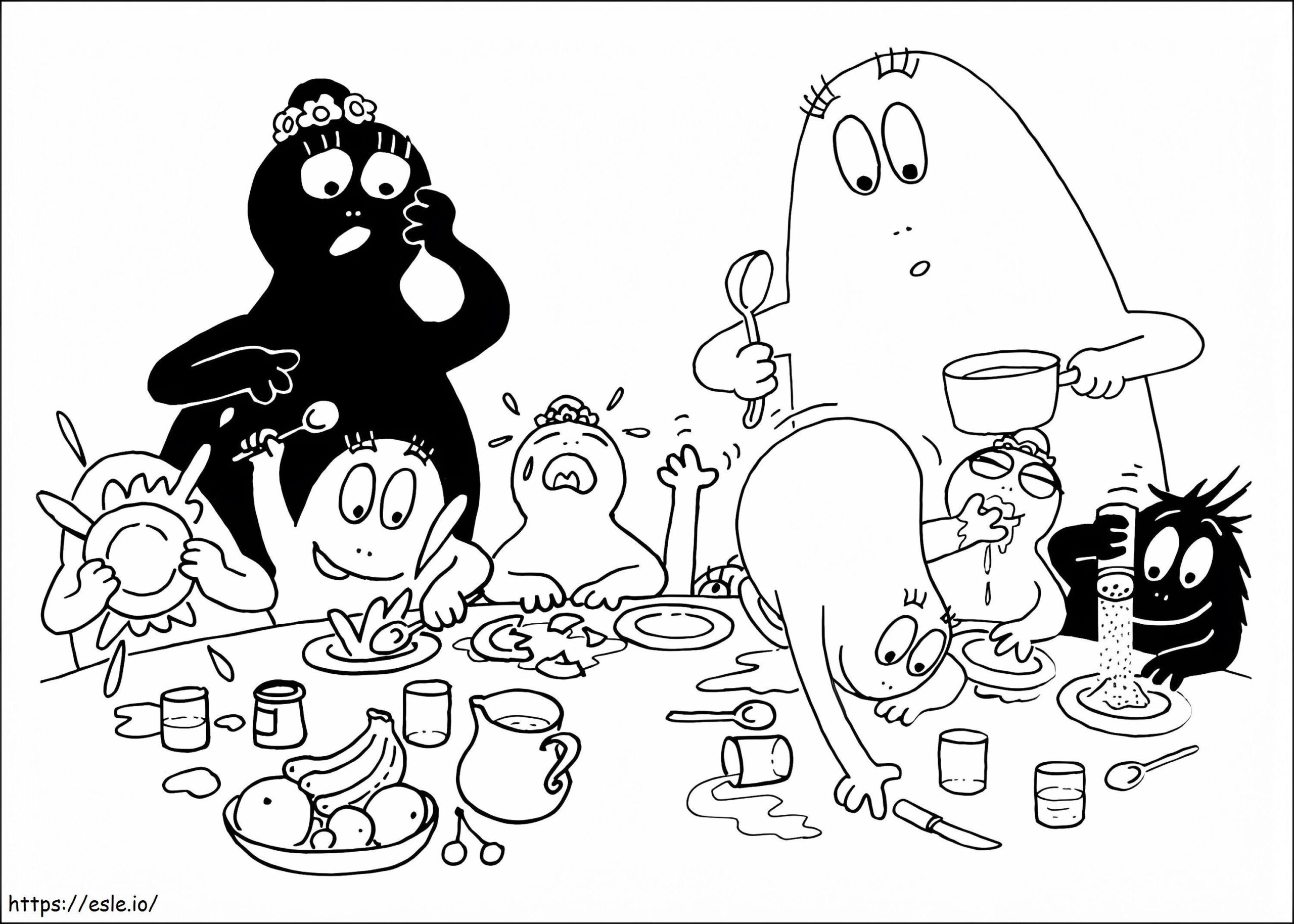 1533782029 Barbapapa Eating A4 E1600264890765 Coloring Page