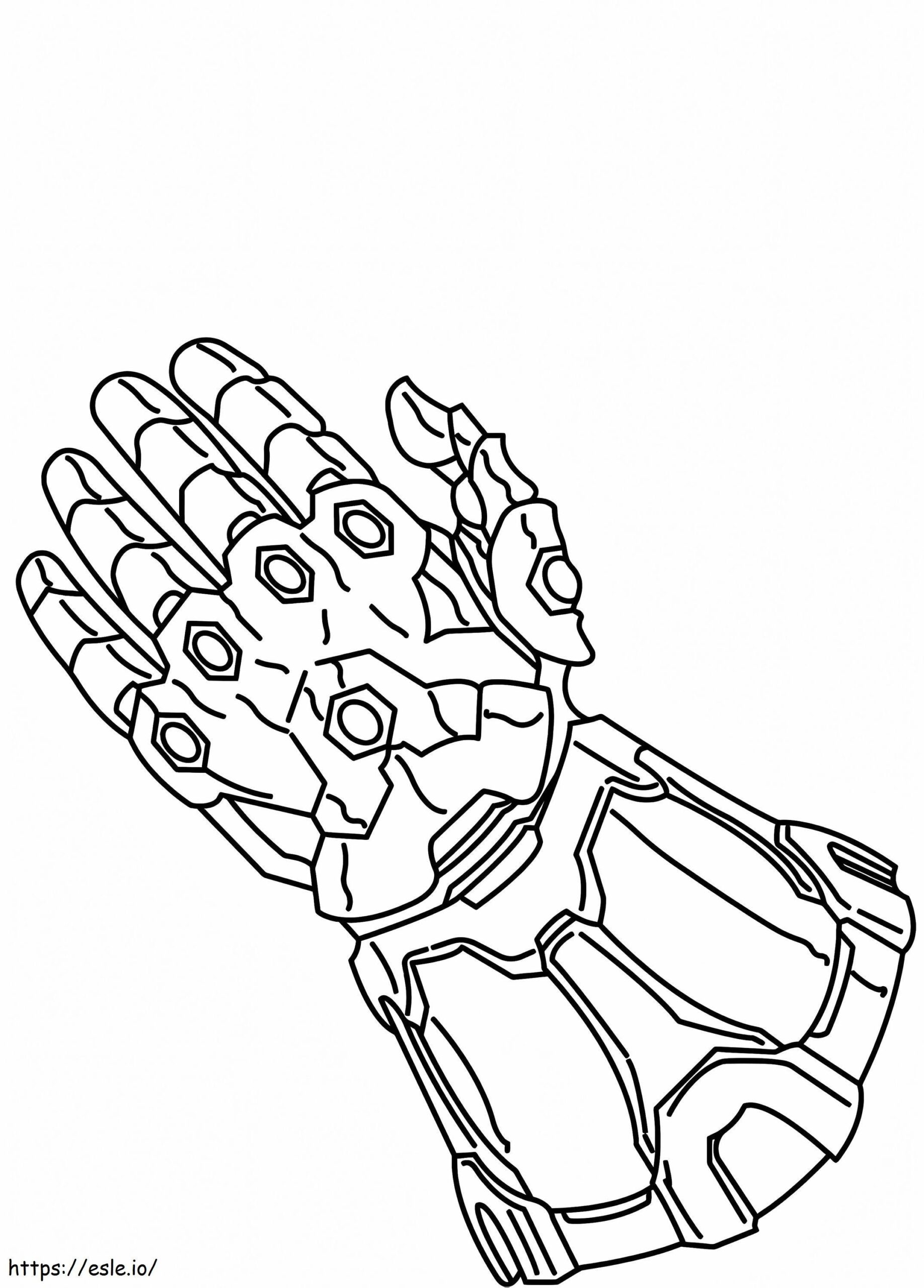 Nice Infinity Gauntlet Coloring Page Printable