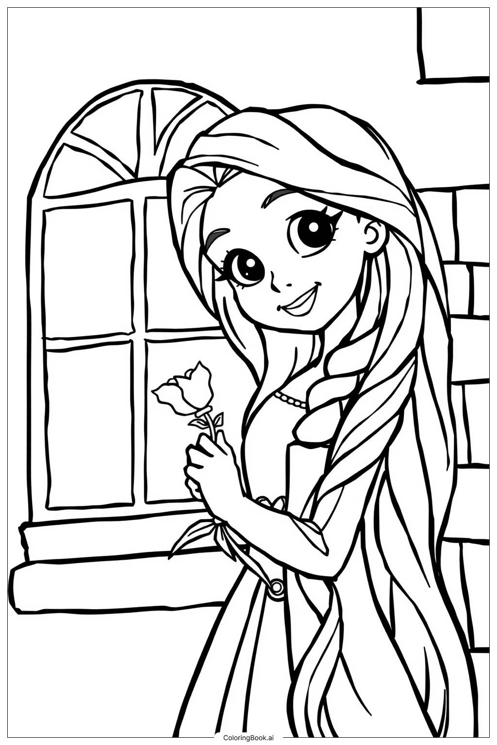 Rapunzel Coloring Pages Printable