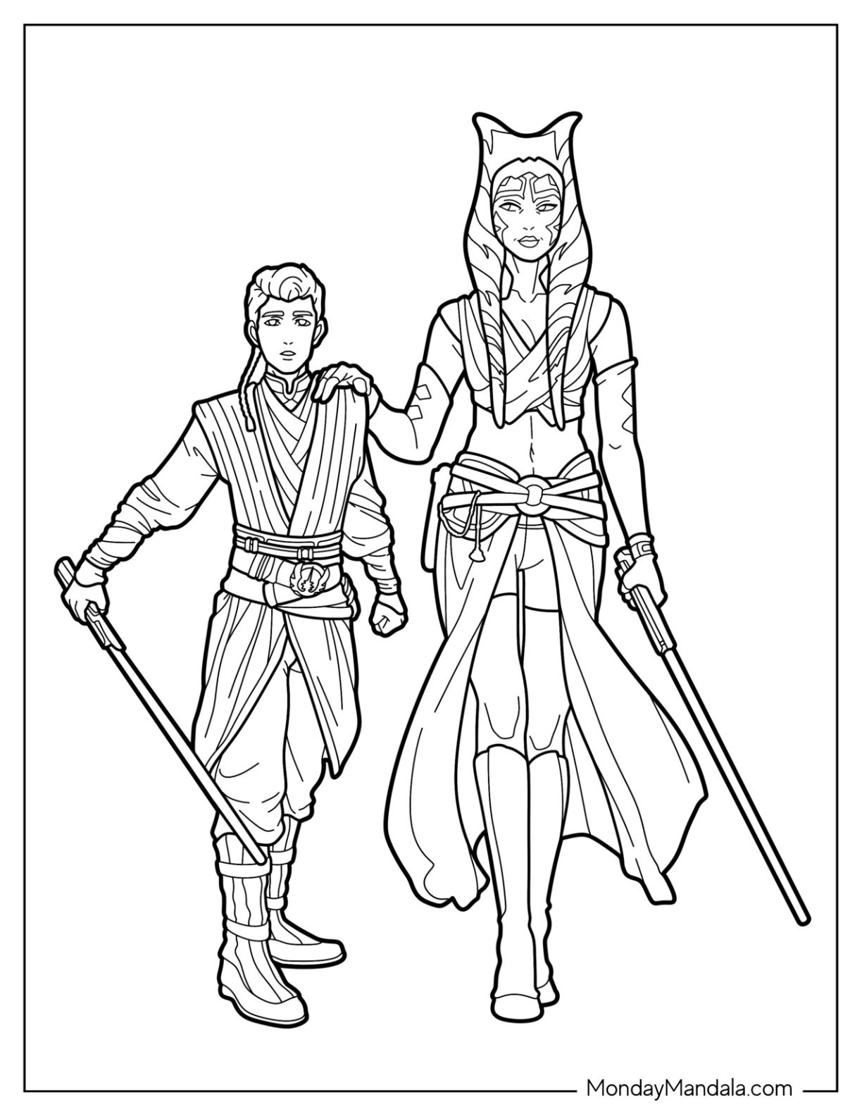 20 Ahsoka Coloring Pages Free PDF Printables 