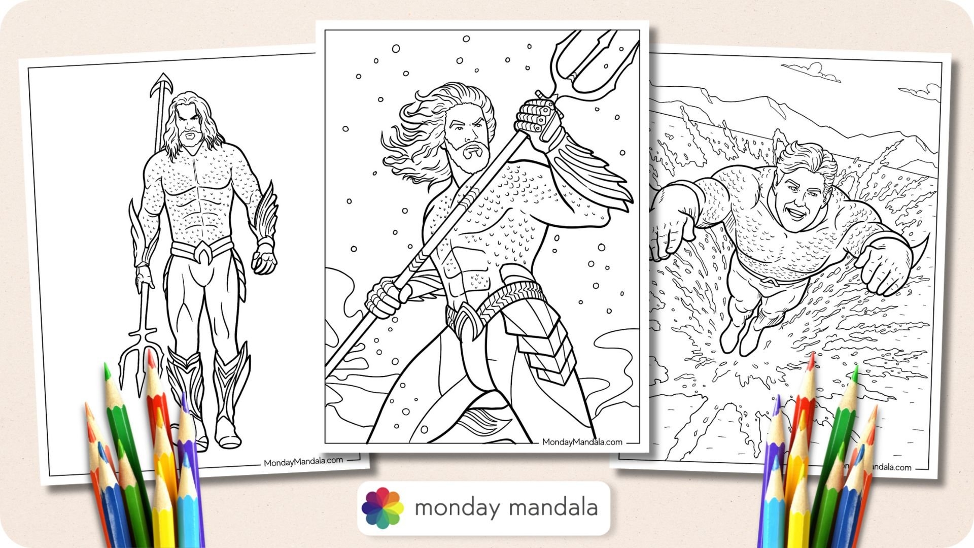 20 Aquaman Coloring Pages Free PDF Printables 