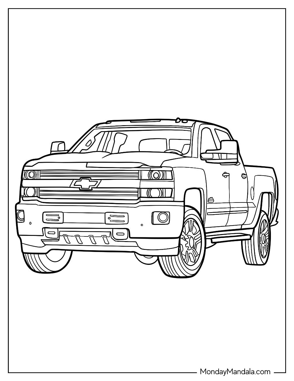 Gmc Coloring Pages Printable