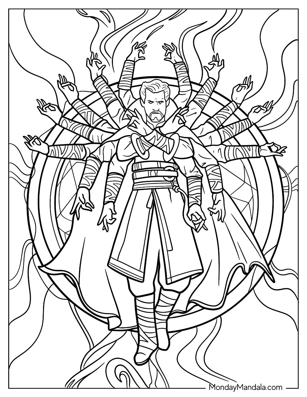 20 Doctor Strange Coloring Pages Free PDF Printables 