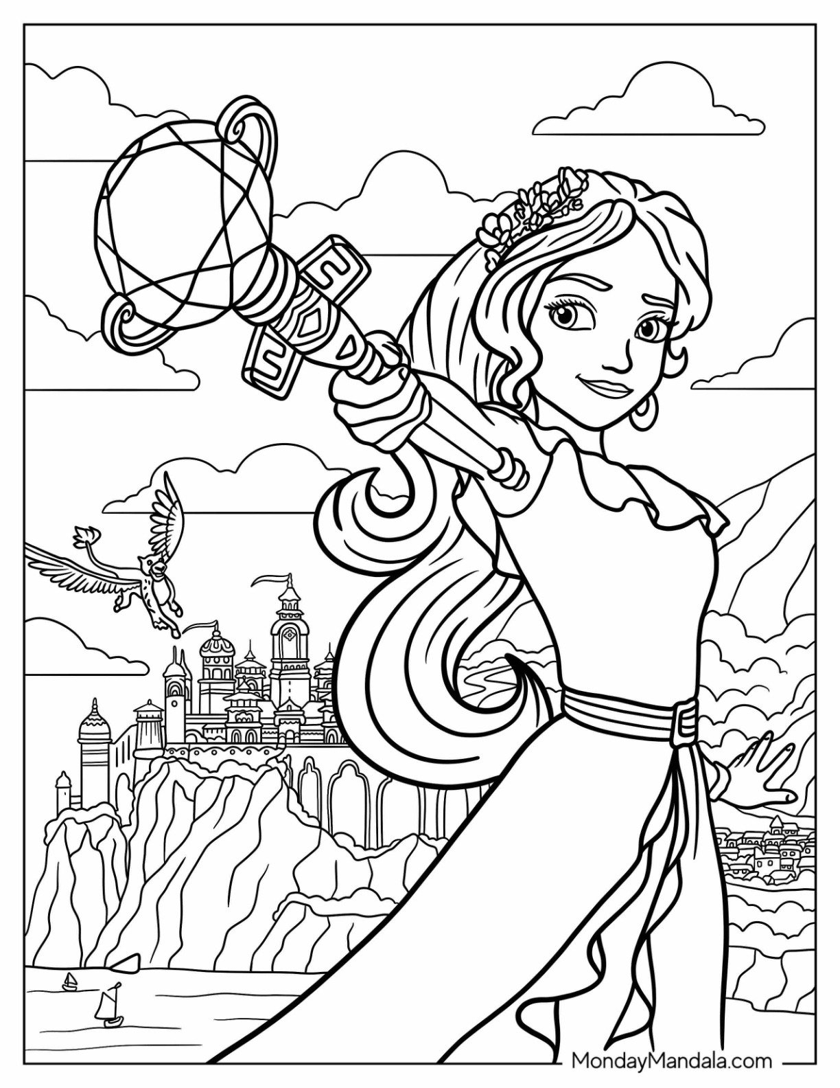 20 Elena Of Avalor Coloring Pages Free PDF Printables 