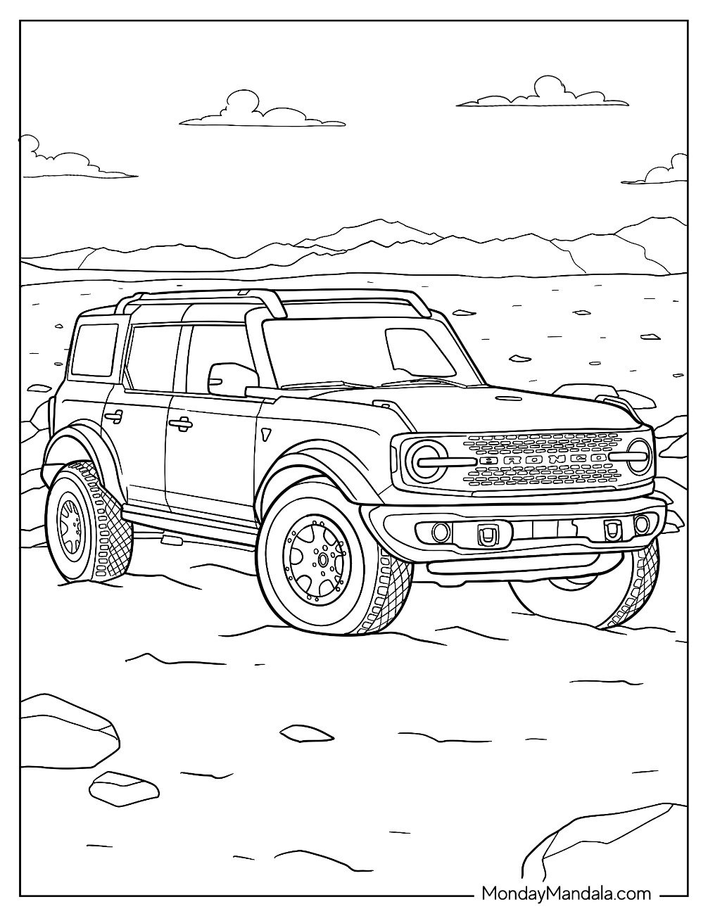 20 Ford Coloring Pages Free PDF Printables 