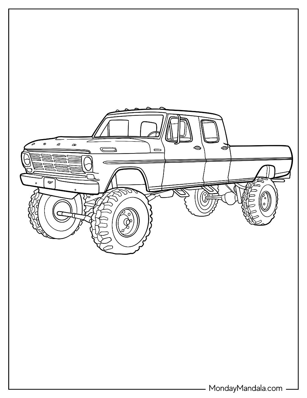 Ford Coloring Pages - Free Printable