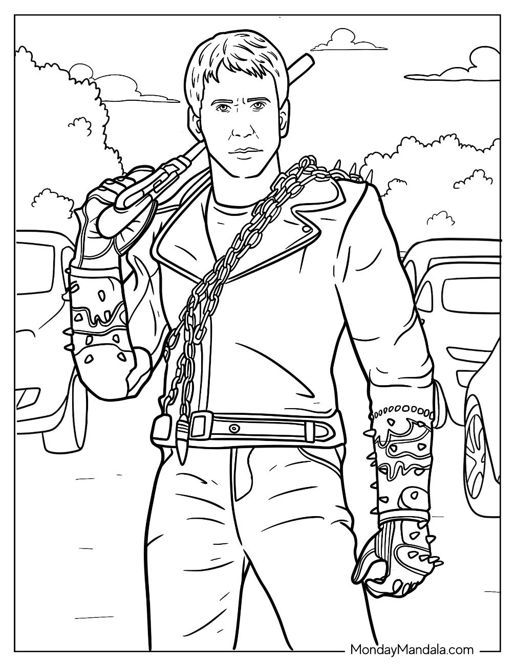 20 Ghost Rider Coloring Pages Free PDF Printables 