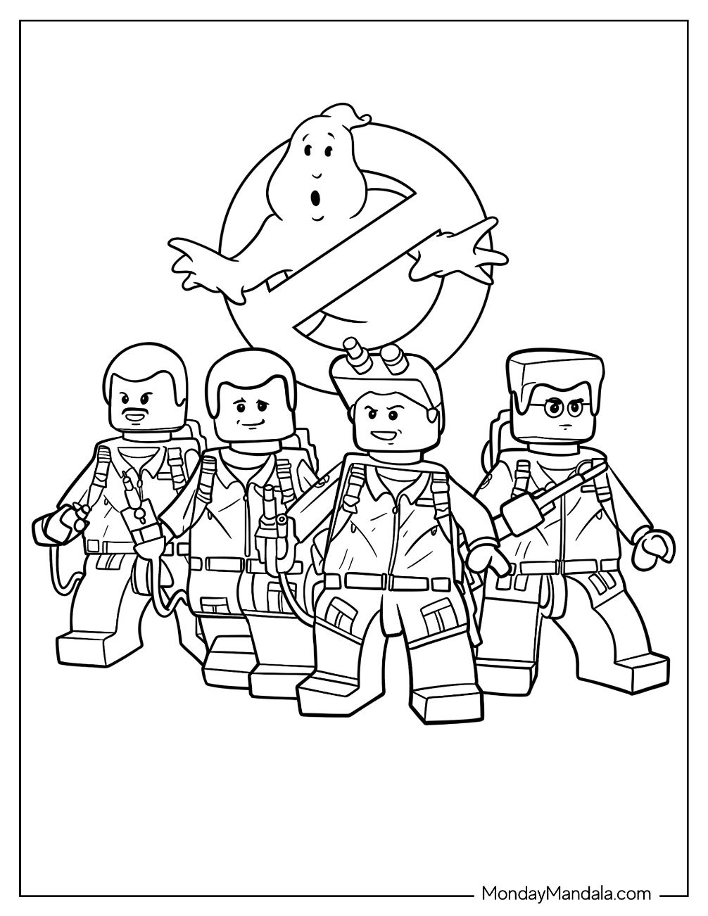20 Ghostbusters Coloring Pages Free PDF Printables 
