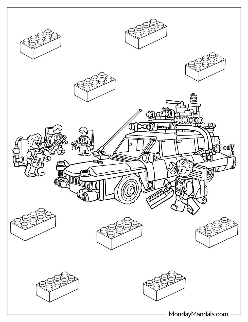 20 Ghostbusters Coloring Pages Free PDF Printables 