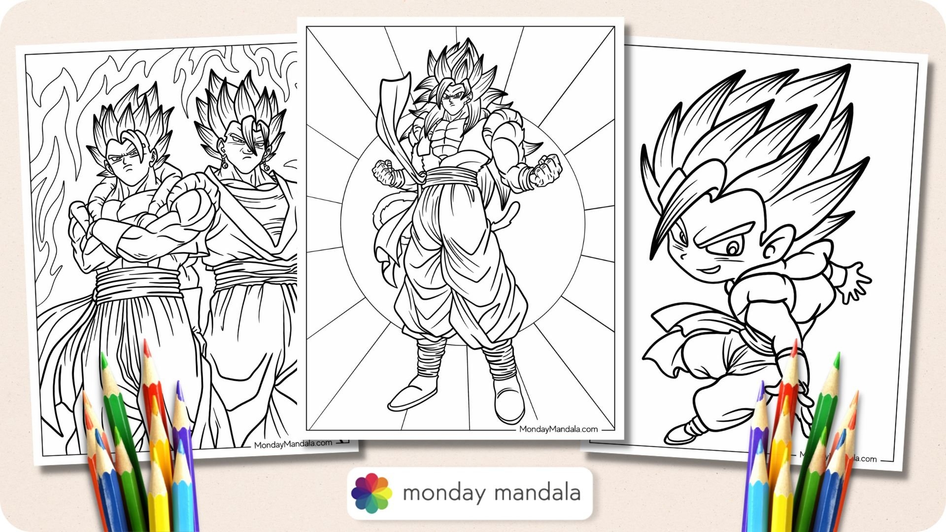 20 Gogeta Coloring Pages Free PDF Printables 