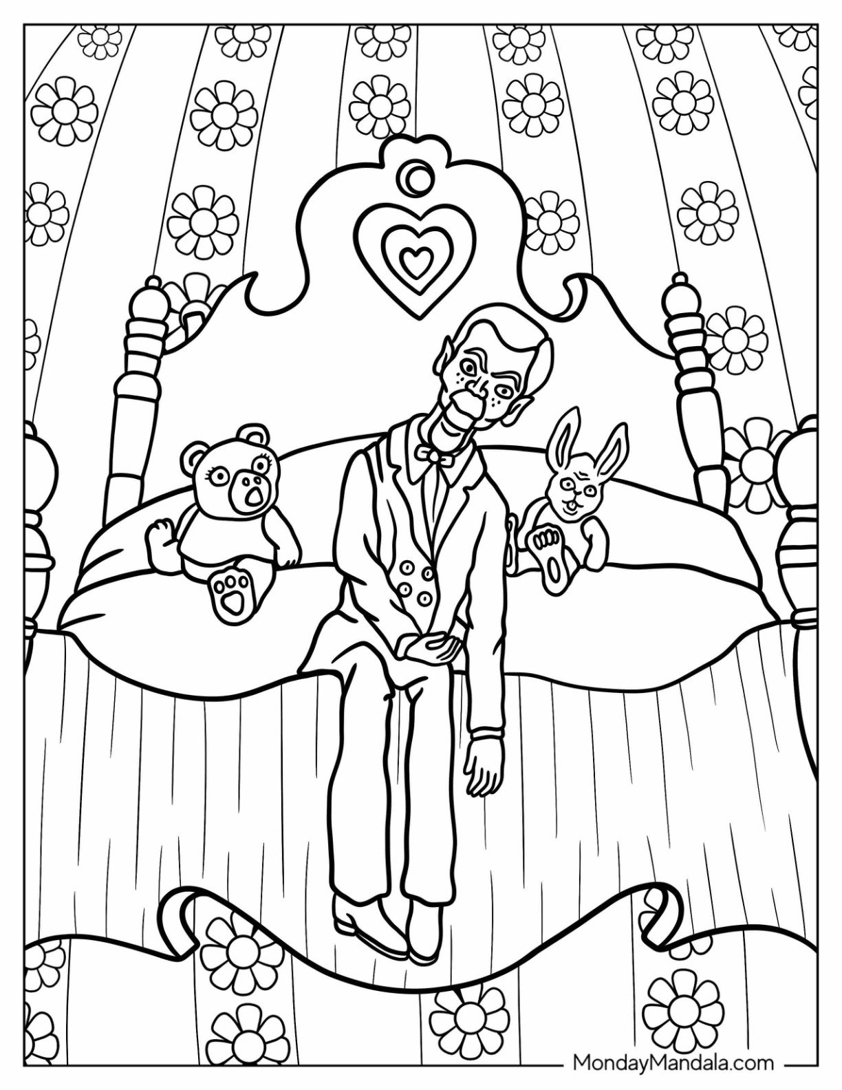 Slappy 1 Coloring Page Printable