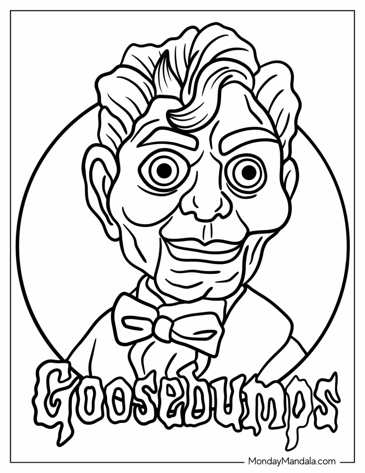 20 Goosebumps Coloring Pages Free PDF Printables 