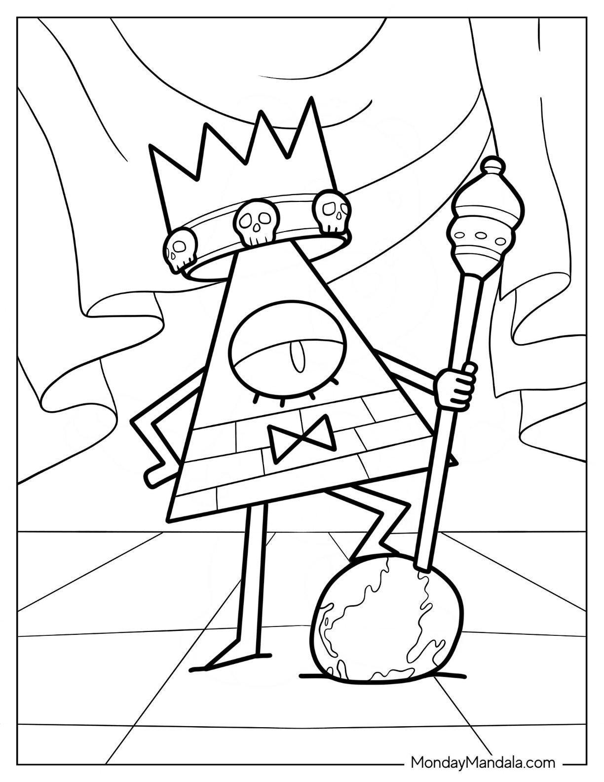 20 Gravity Falls Coloring Pages Free PDF Printables 