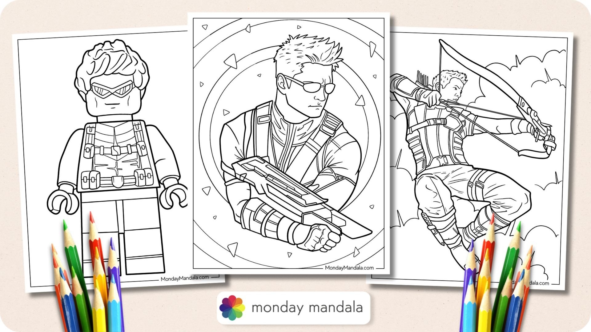 20 Hawkeye Coloring Pages Free PDF Printables 