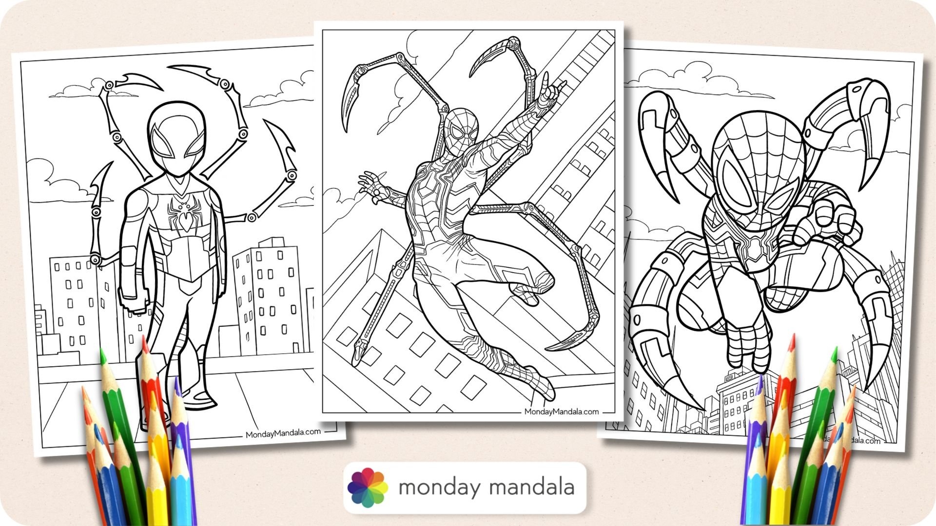 20 Iron Spider Coloring Pages Free PDF Printables 