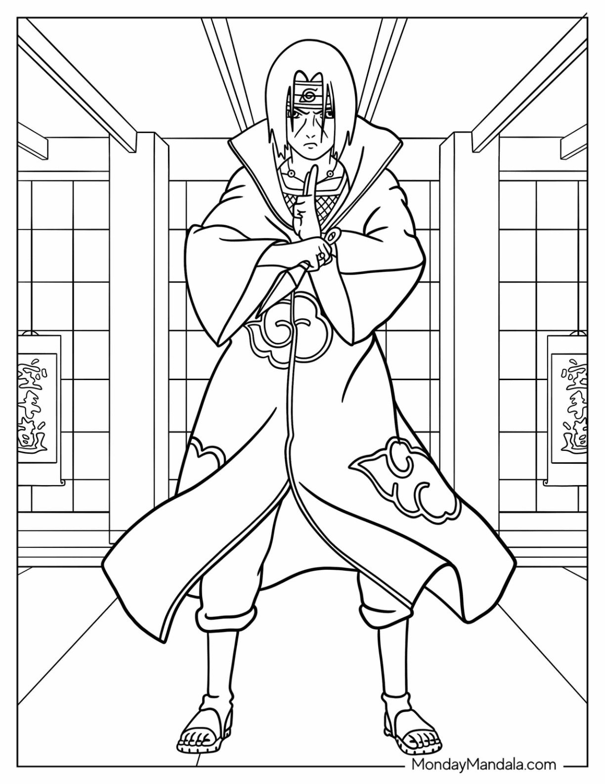 20 Itachi Coloring Pages Free PDF Printables 
