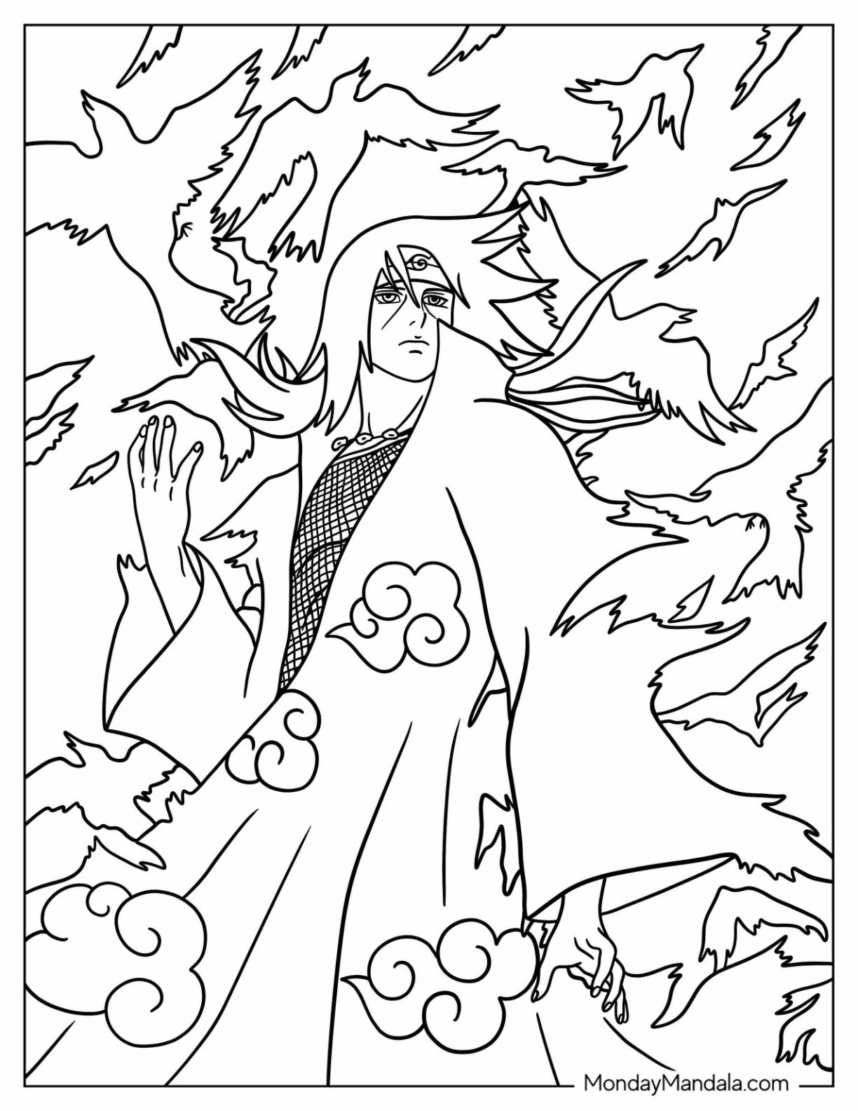20 Itachi Coloring Pages Free PDF Printables 