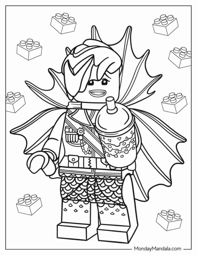 Lego Ninjago Coloring Pages Printable