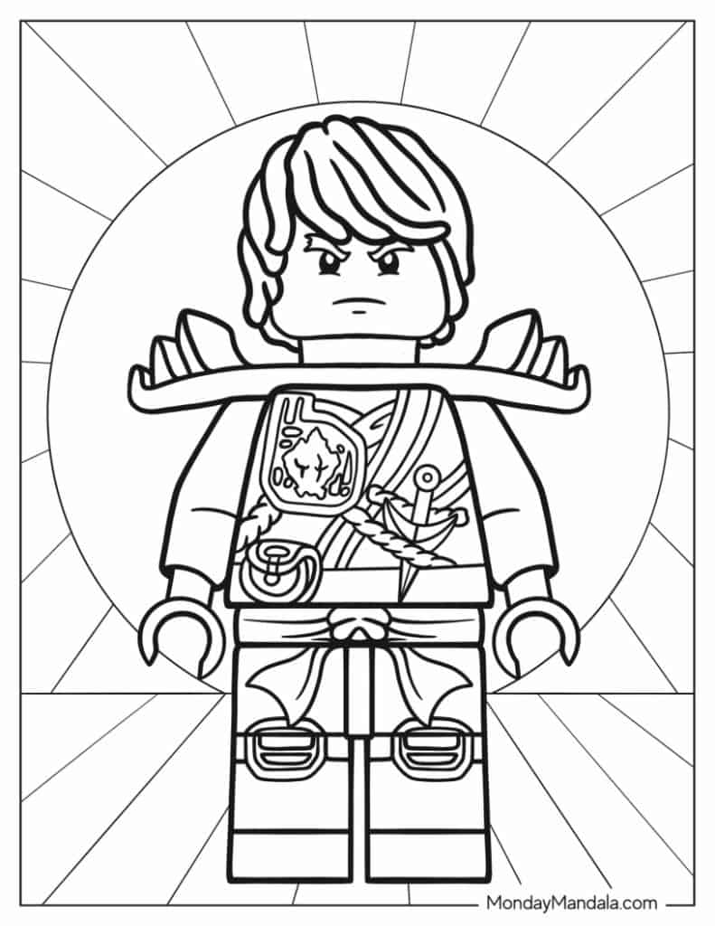 20 Lego Ninjago Coloring Pages Free PDF Printables 