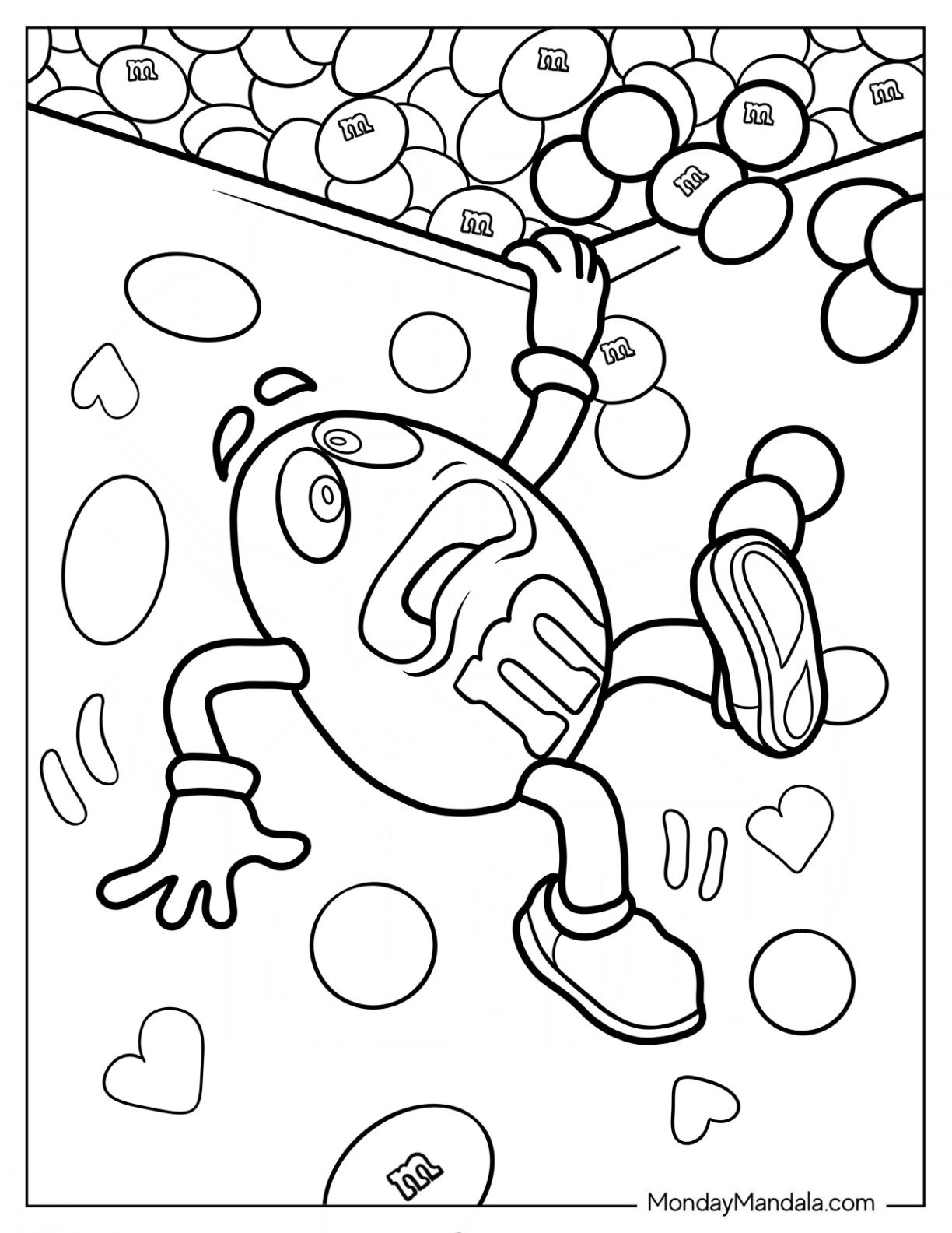20 M M s Coloring Pages Free PDF Printables 