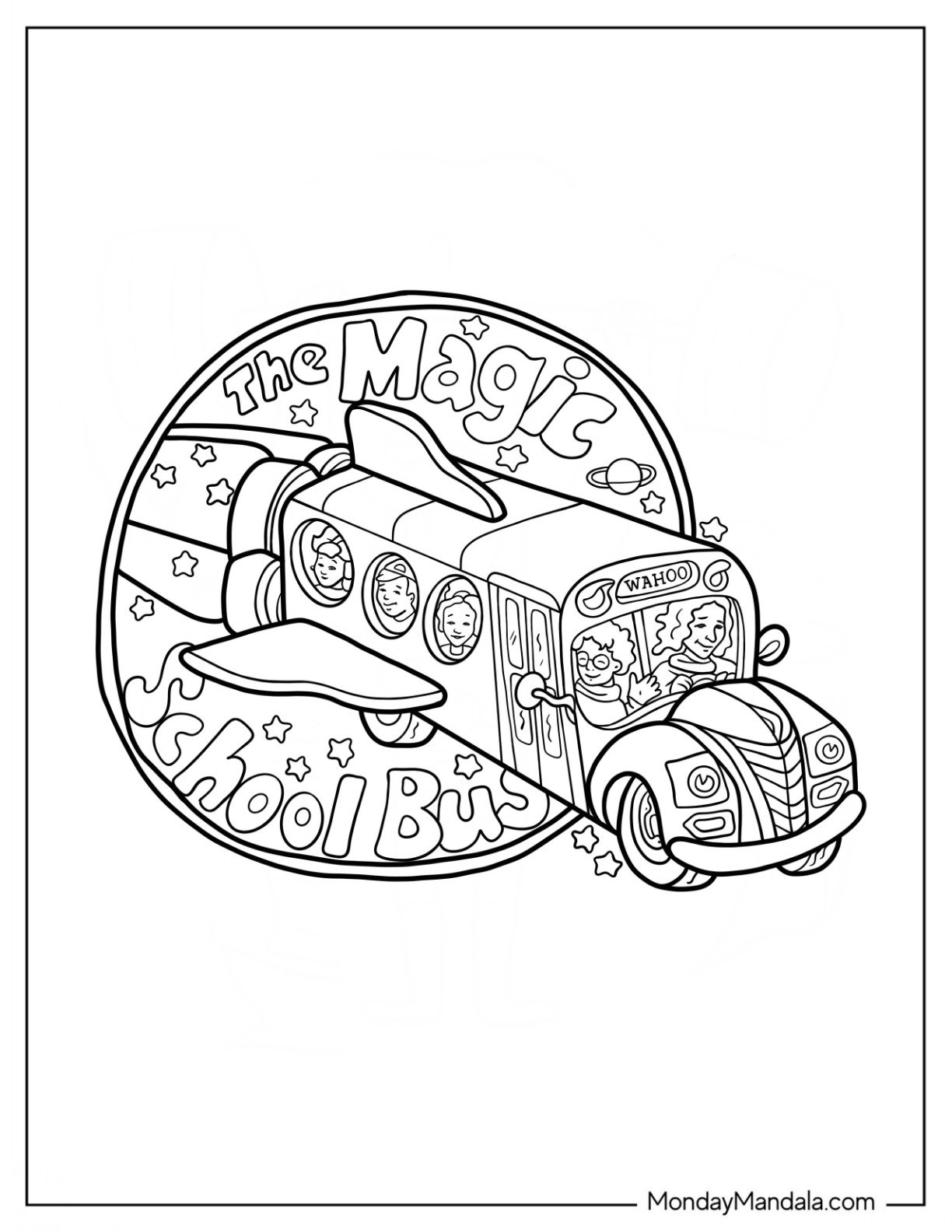 20 Magic School Bus Coloring Pages Free PDF Printables 