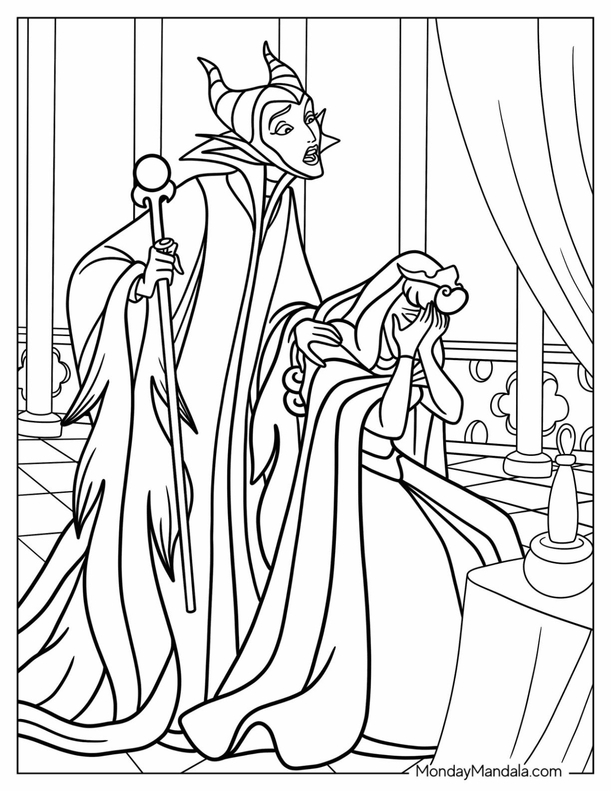 20 Maleficent Coloring Pages Free PDF Printables 