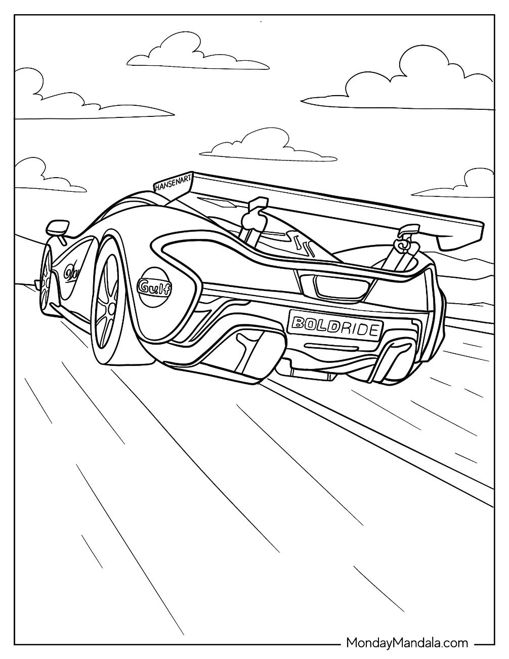 20 McLaren Coloring Pages Free PDF Printables 