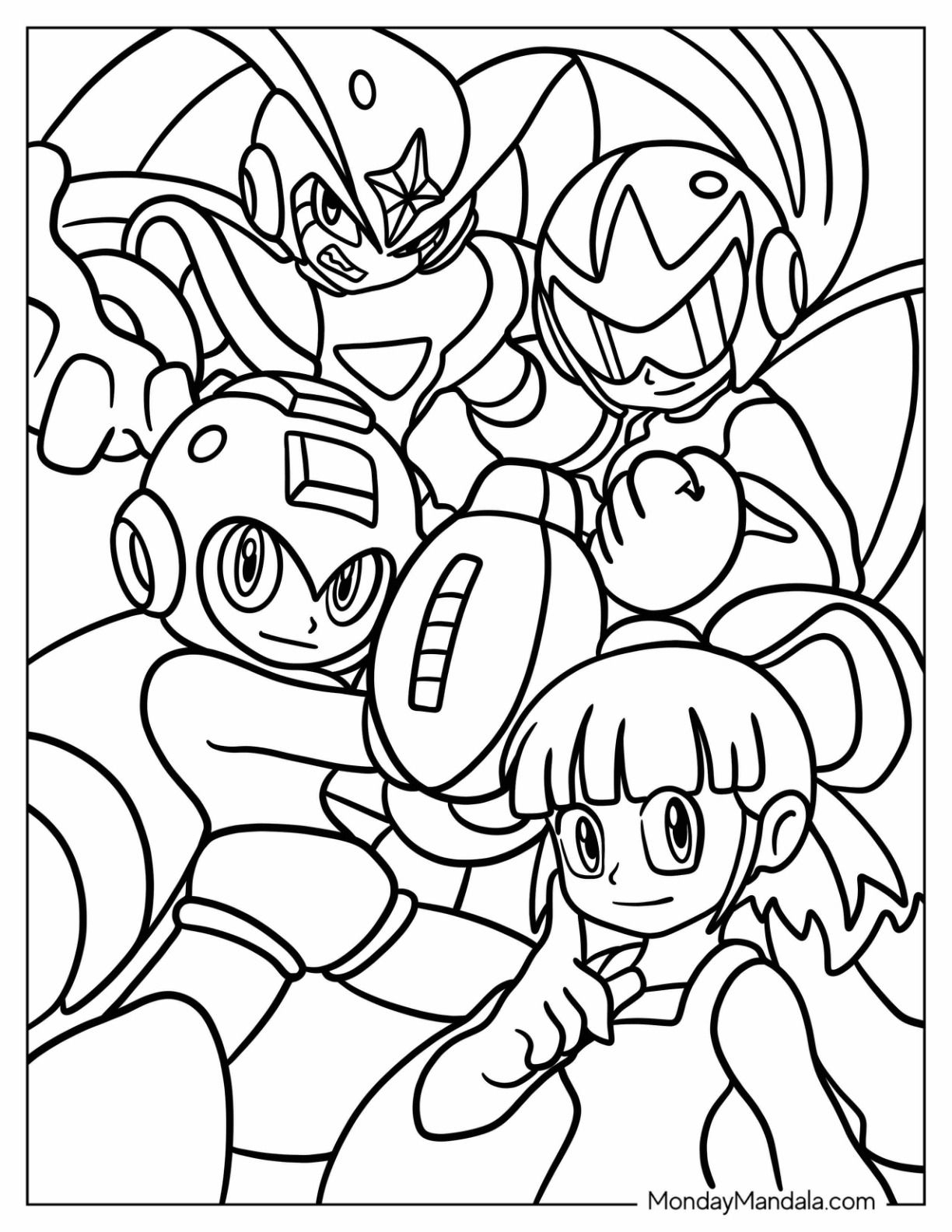 20 Mega Man Coloring Pages Free PDF Printables Ideas Mega Man Coloring Pages Printables