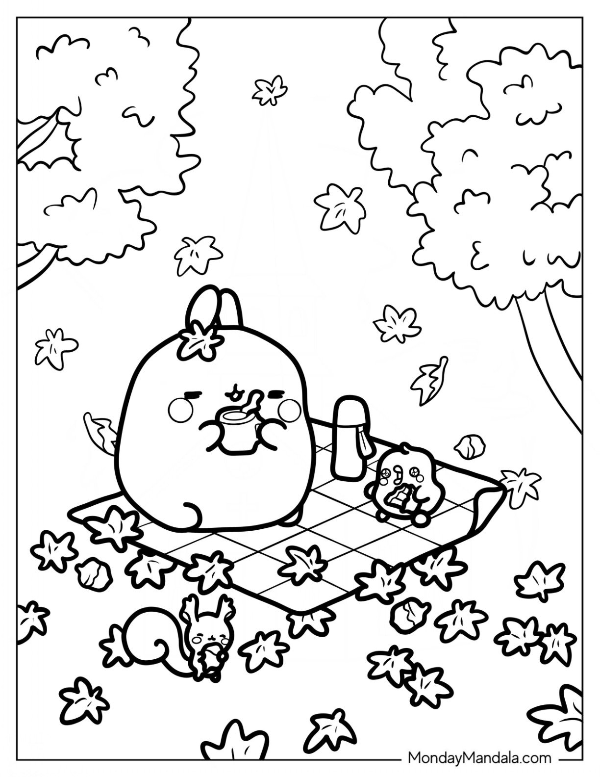 20 Molang Coloring Pages Free PDF Printables 