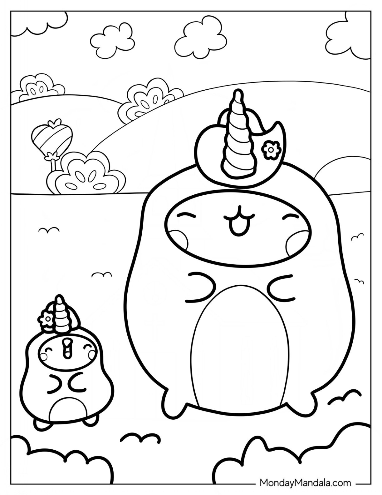 Molang Coloring Pages Printable