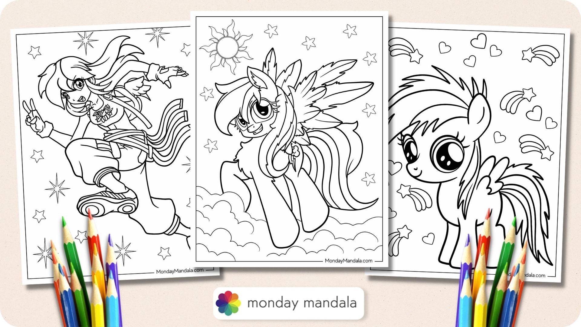 20 Rainbow Dash Coloring Pages Free PDF Printables 