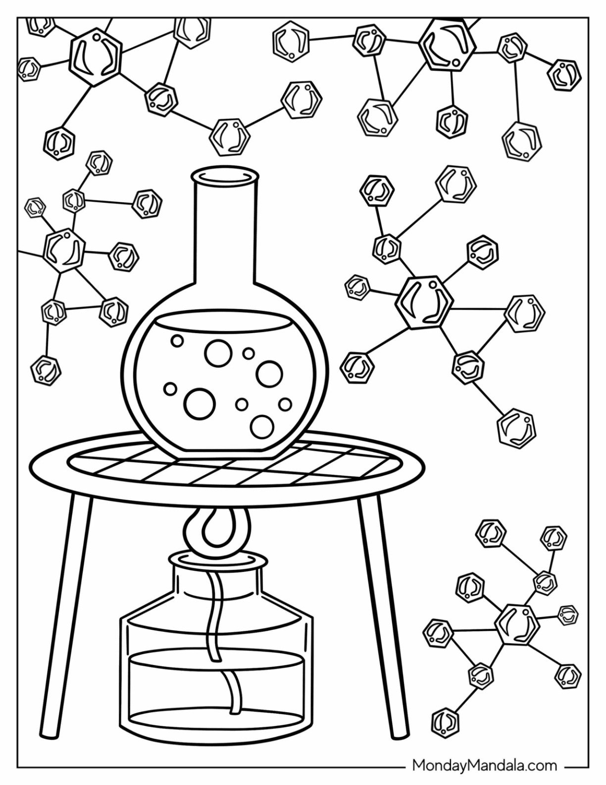20 Science Coloring Pages Free PDF Printables 
