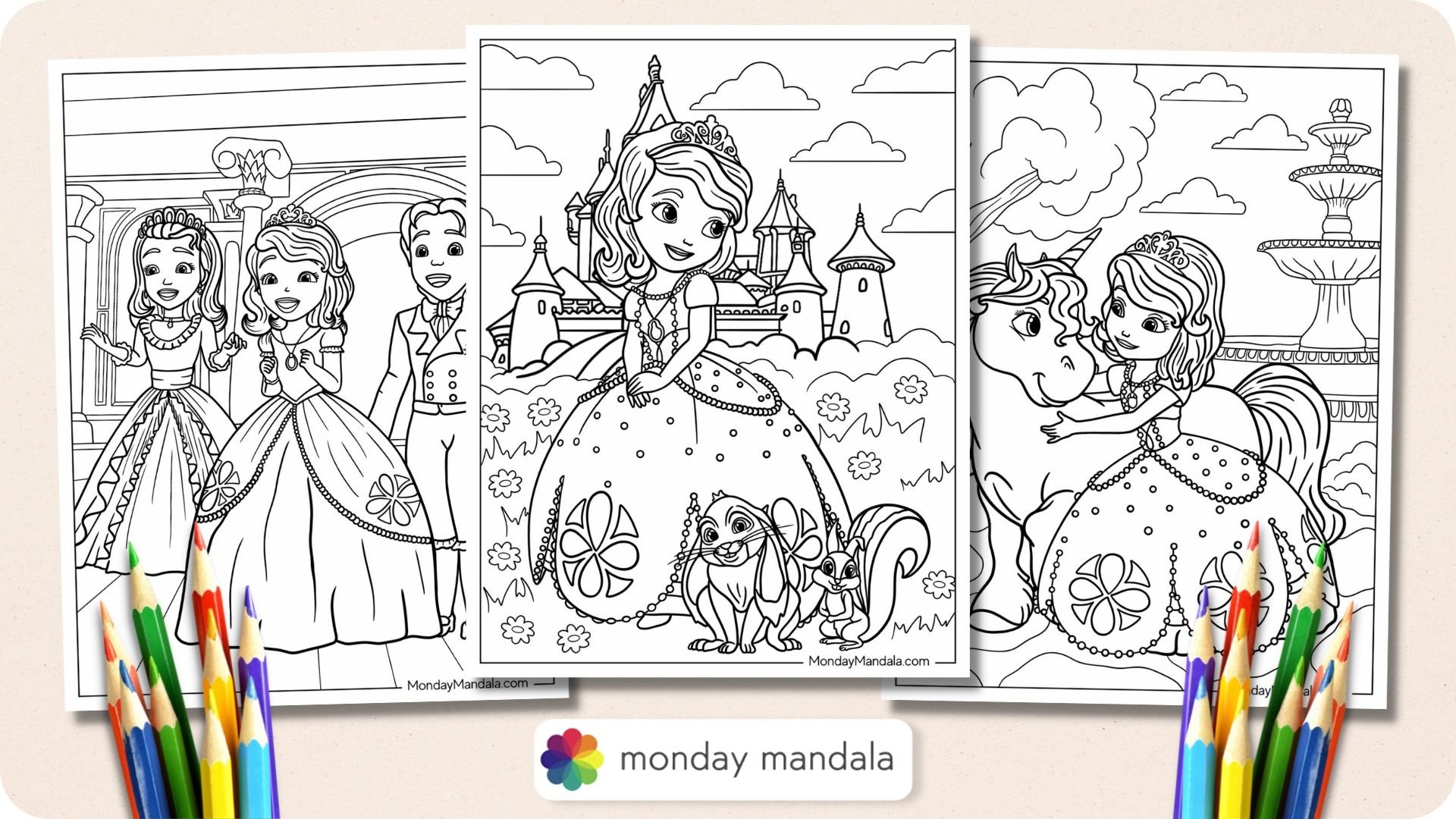 20 Sofia The First Coloring Pages Free PDF Printables 