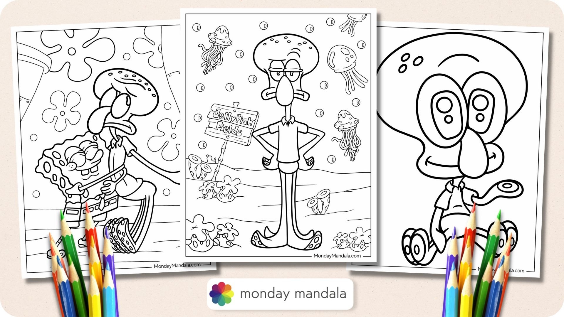 20 Squidward Coloring Pages Free PDF Printables 