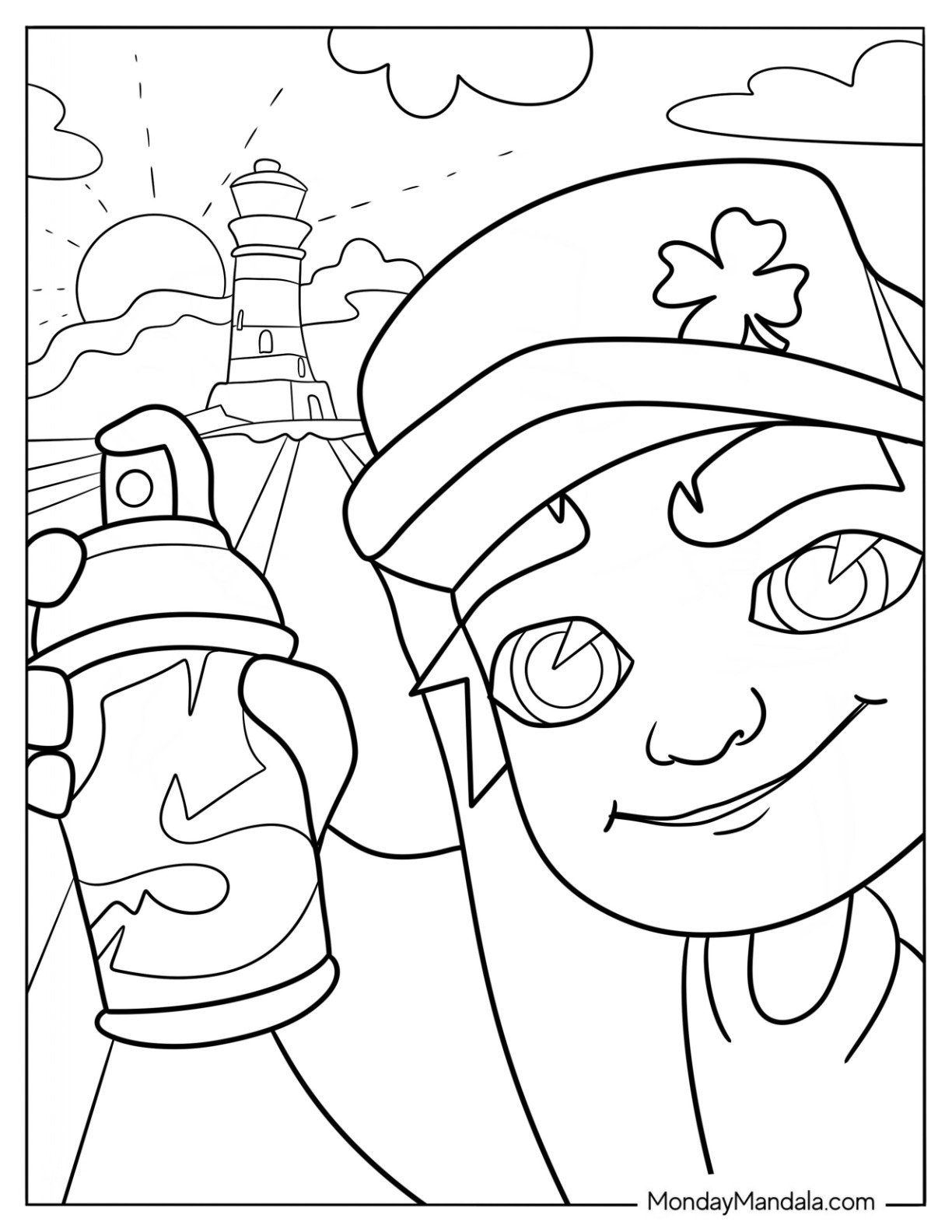 20 Subway Surfers Coloring Pages Free PDF Printables 