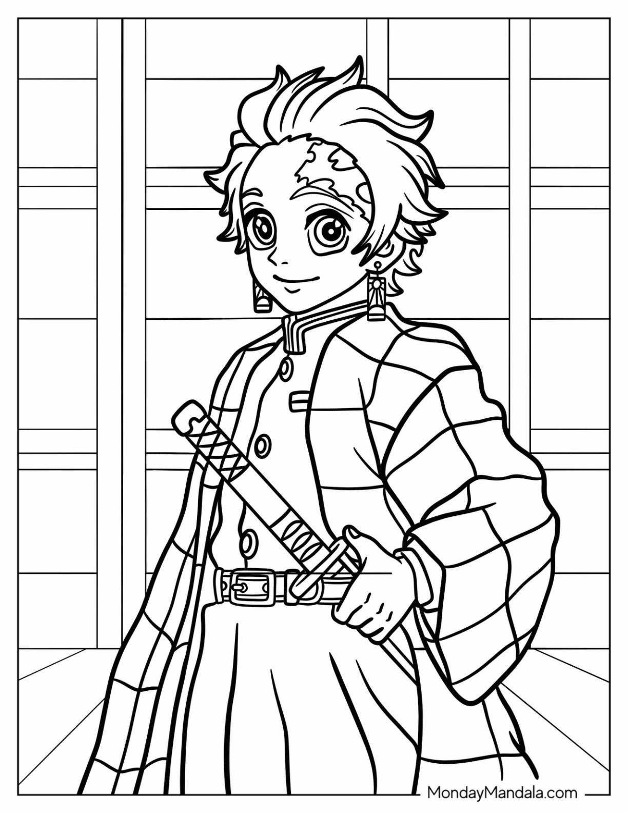 20 Tanjiro Coloring Pages Free PDF Printables 