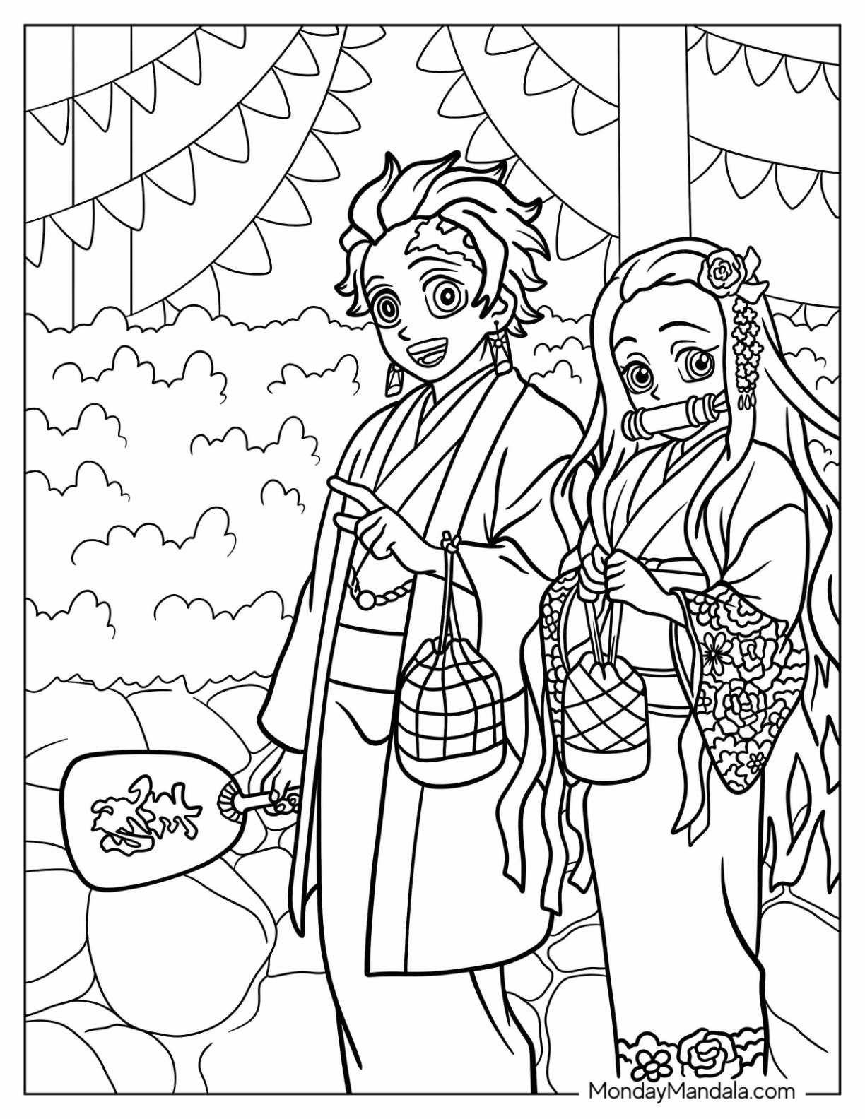20 Tanjiro Coloring Pages Free PDF Printables 