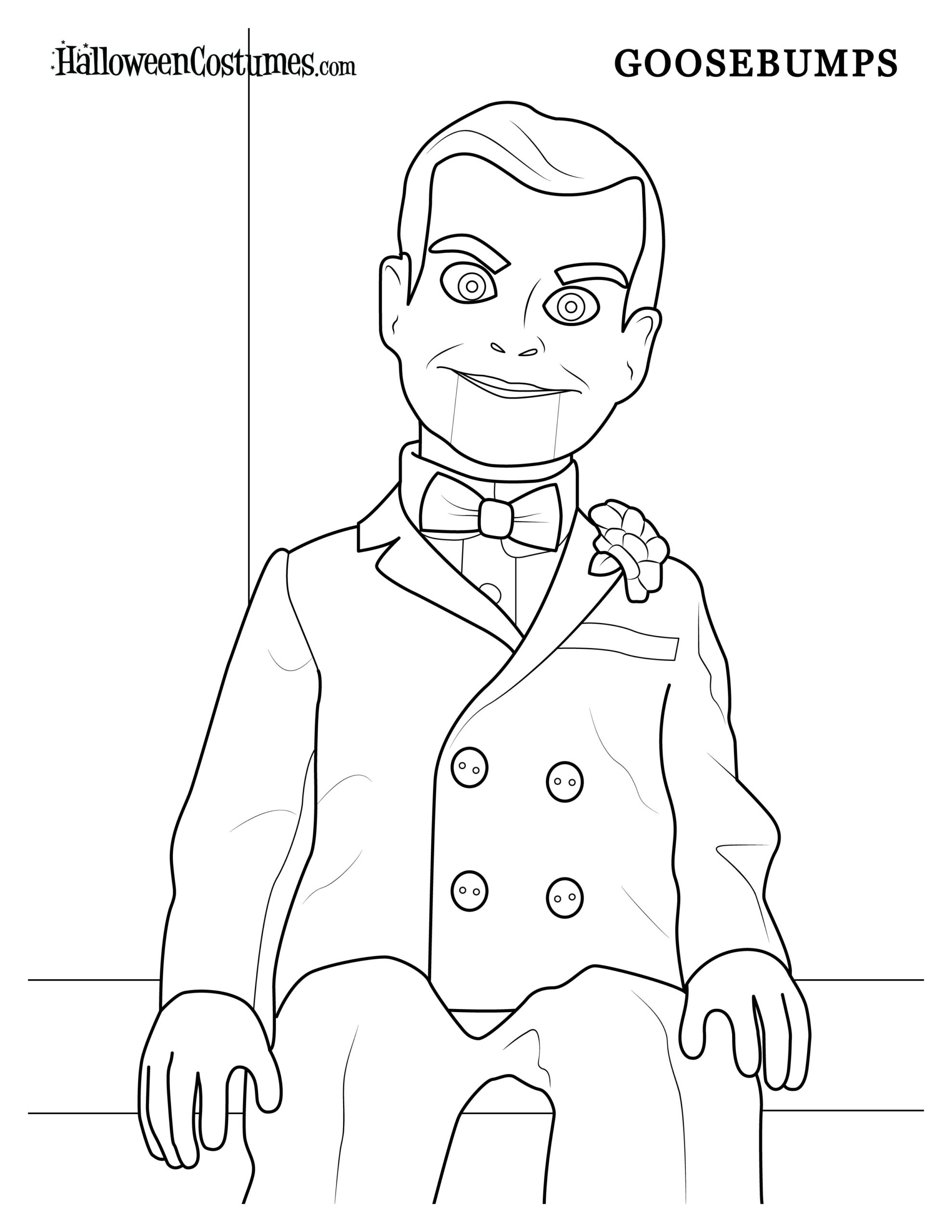Goosebumps 2 Coloring Page Printable