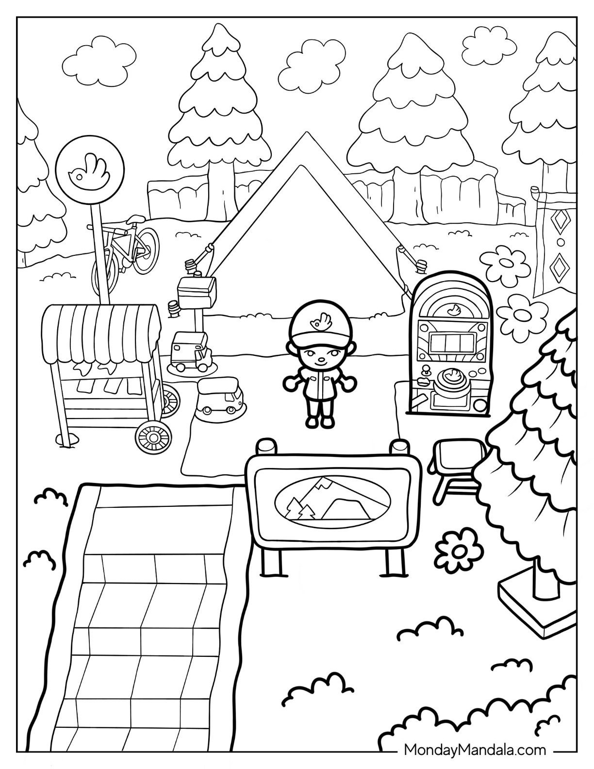 22 Animal Crossing Coloring Pages Free PDF Printables 